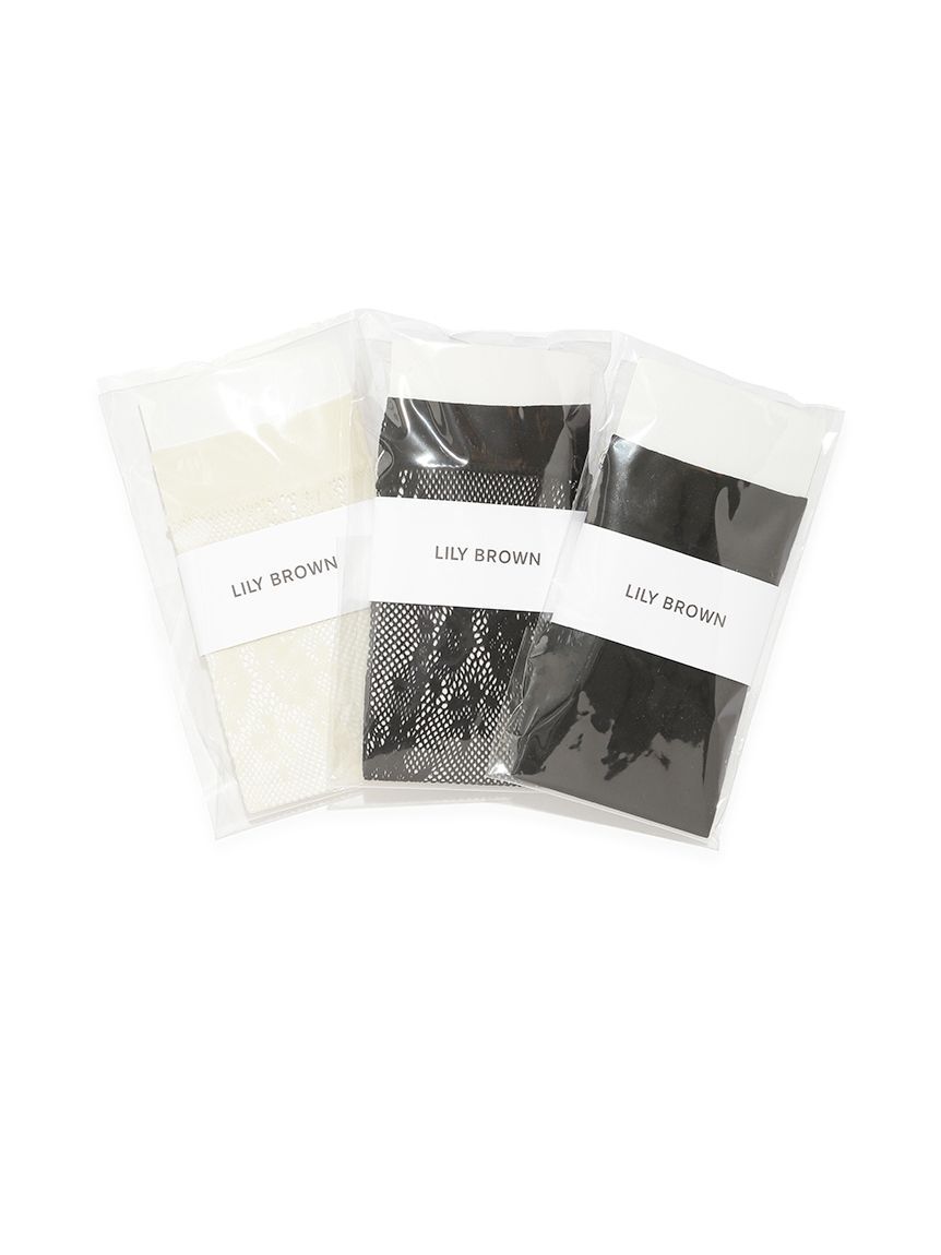 LILY BROWN「シアーレースハイソックス」|ソックス|