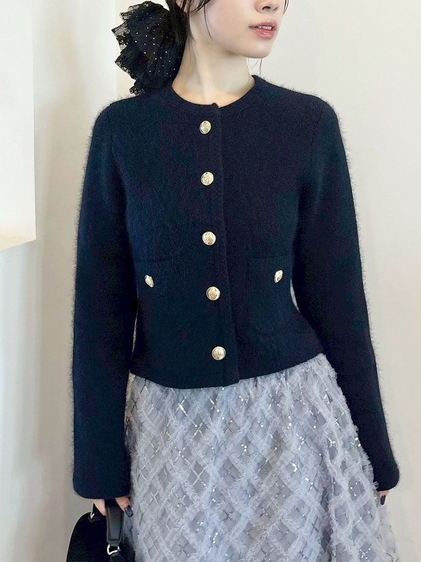 LILY BROWN「ハーフフリルシュシュ」|ヘアバンド|