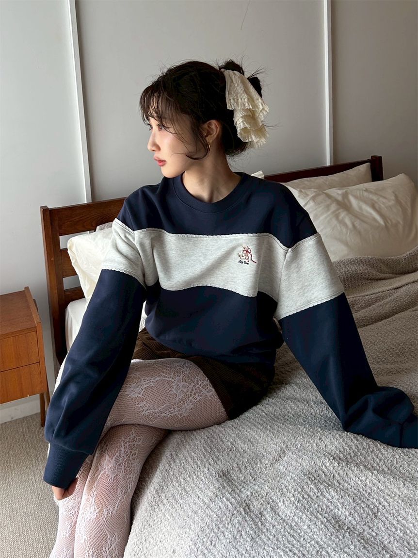 LILY BROWN「ハーフフリルシュシュ」|ヘアバンド|