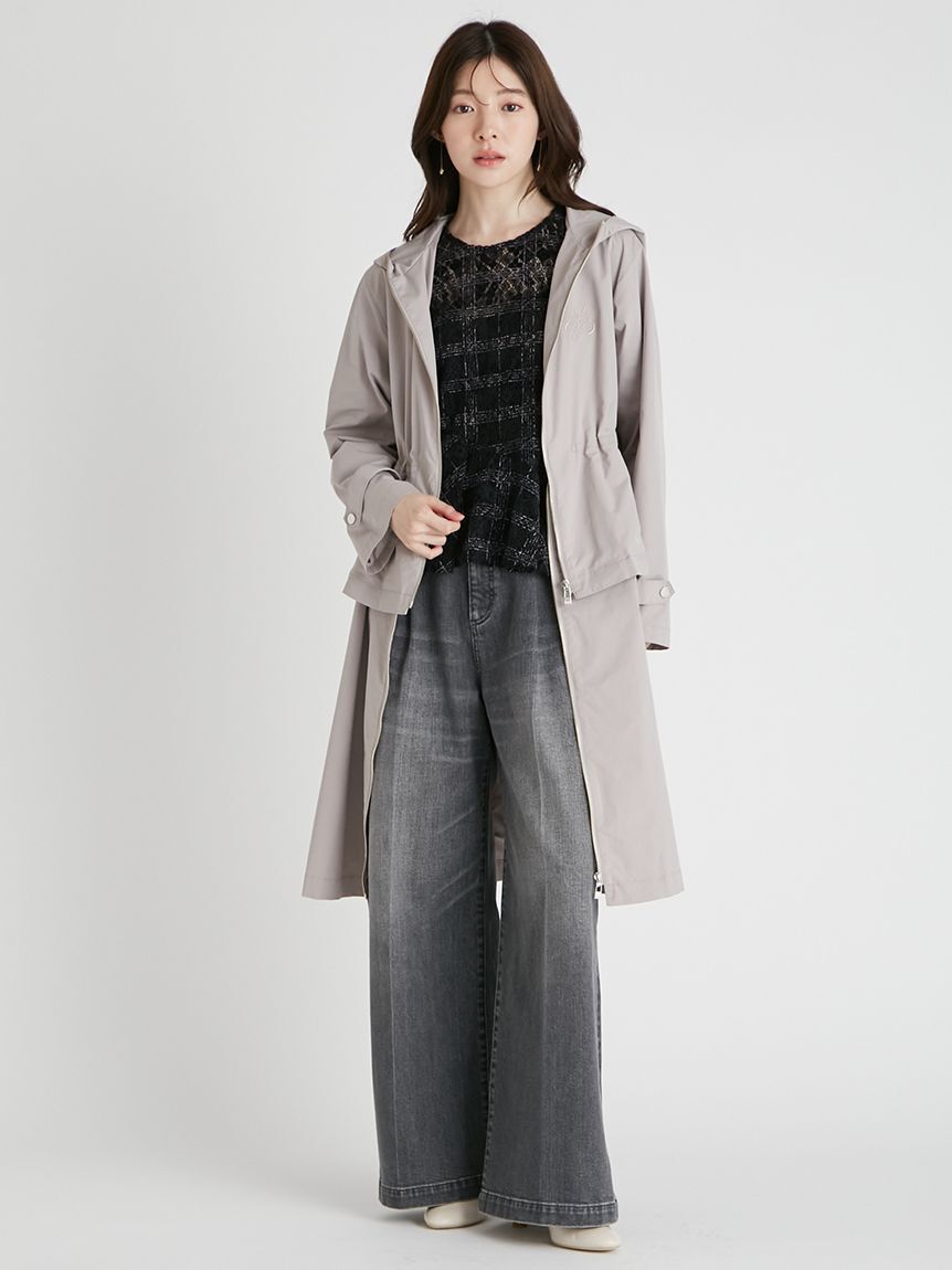 CELFORD「ブラッシュドレースペプラムトップス」|Tシャツ・カットソー|