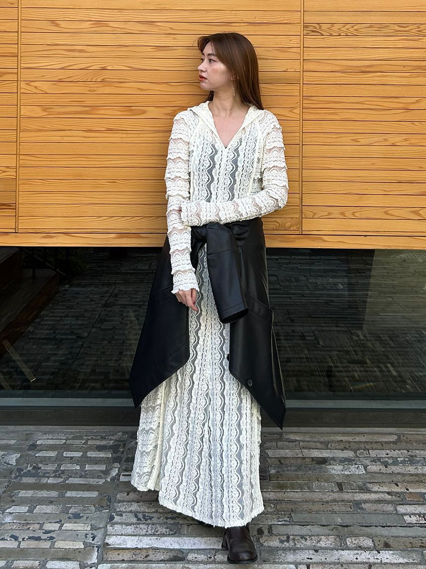 styling/「ラッフルレース2WAYマキシドレス」|ワンピース|