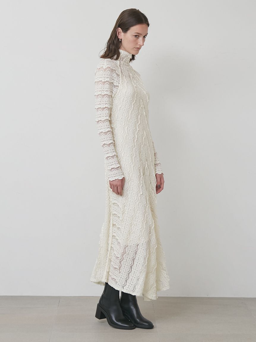 styling/「ラッフルレース2WAYマキシドレス」|ワンピース|