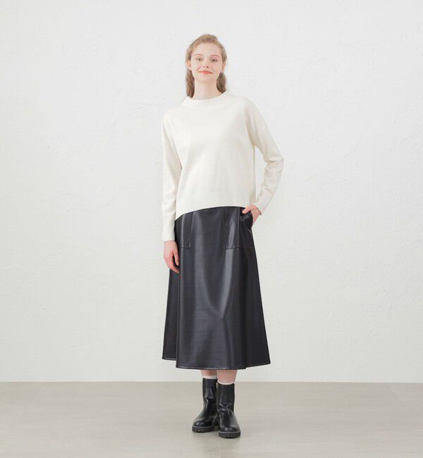 MACKINTOSH PHILOSOPHY「ウールカシミヤクルーネックニット」|ニット・セーター|