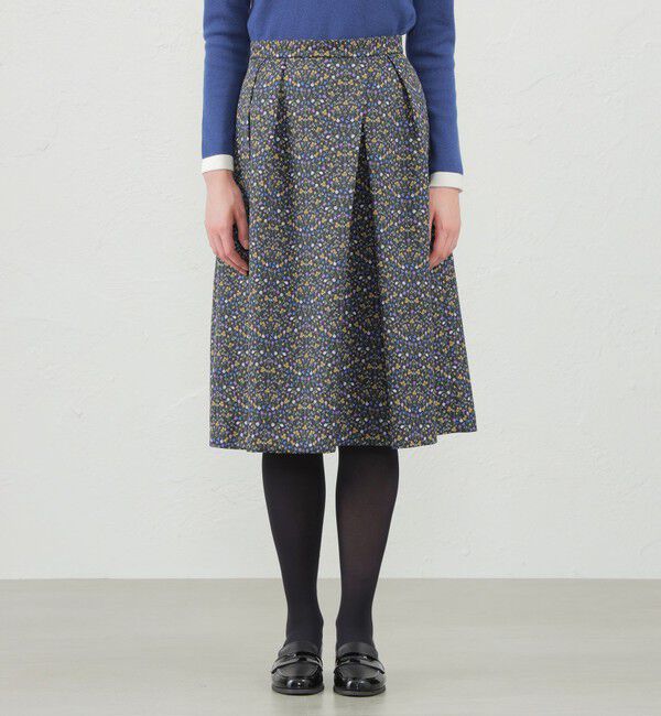 MACKINTOSH PHILOSOPHY「Snowblue Gardenタックスカート」|スカート|