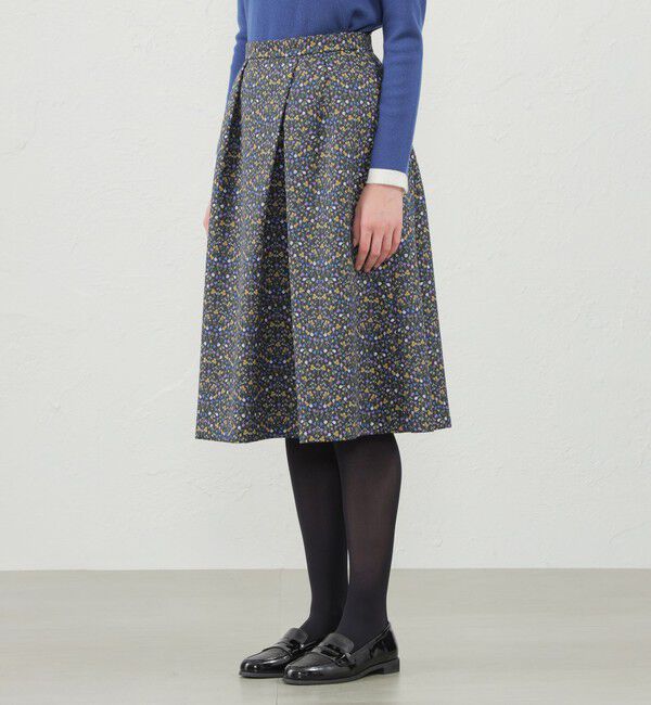 MACKINTOSH PHILOSOPHY「Snowblue Gardenタックスカート」|スカート|