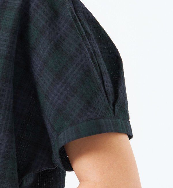 MACKINTOSH PHILOSOPHY「サッカーチェックスキッパーブラウス」|シャツ・ブラウス|