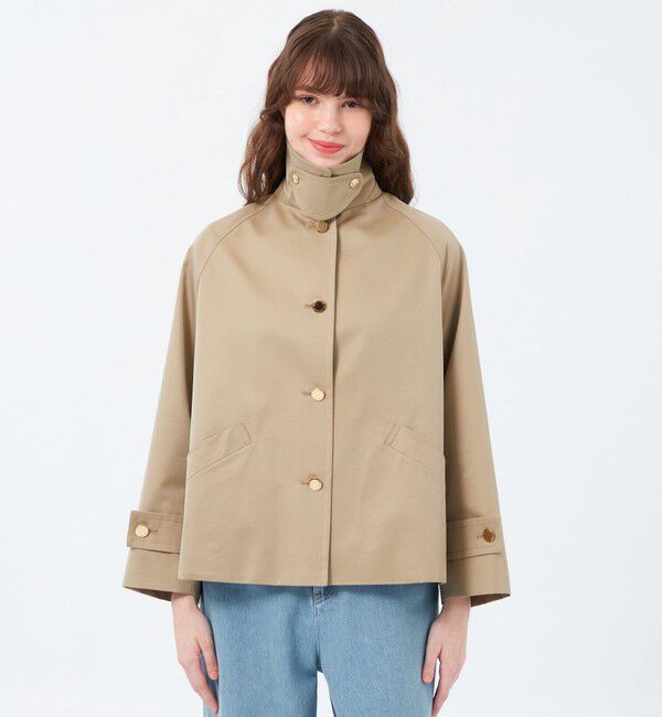 MACKINTOSH PHILOSOPHY「【WELBURY SHORT(ウェルベリーショート)】シャンブレーギャバジン」|ステンカラーコート|