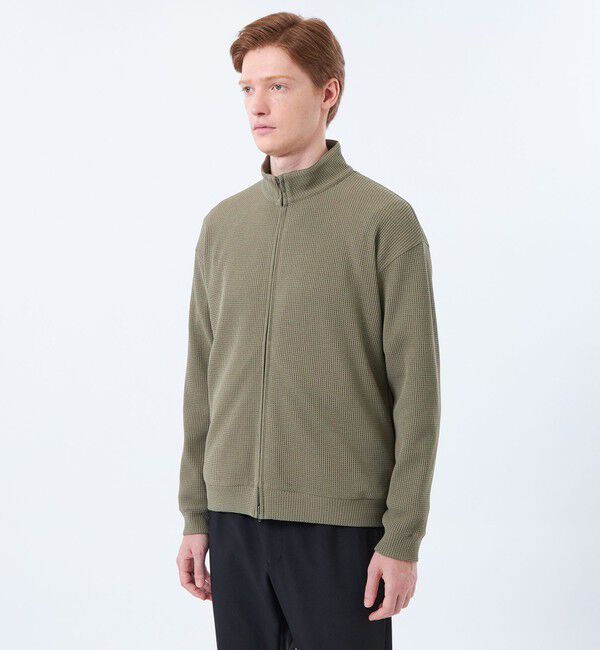 MACKINTOSH PHILOSOPHY「ブリテック スタンドカラージップアップ テクノワッフル」|ブルゾン・スタジャン|