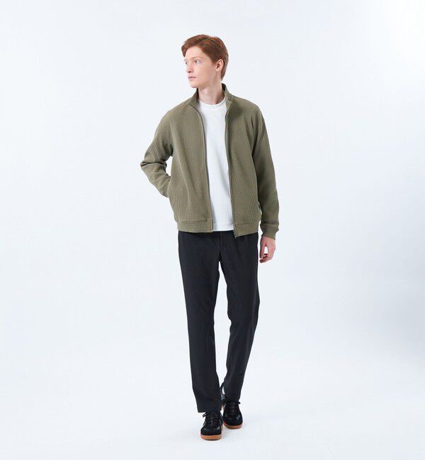 MACKINTOSH PHILOSOPHY「ブリテック スタンドカラージップアップ テクノワッフル」|ブルゾン・スタジャン|