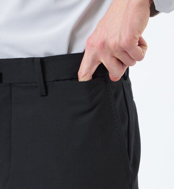 MACKINTOSH PHILOSOPHY「トロッター トラウザーズ ＃109 ウール混ストレッチトロピカル」|スラックス|