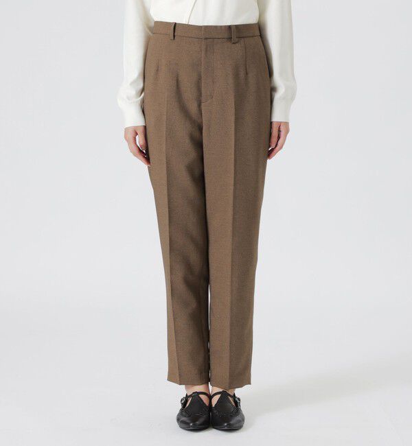  「フロントダーツテーパードパンツ」|スラックス|