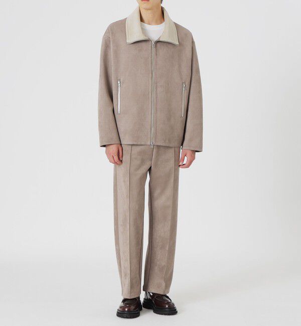  「スエードライクスタンドネックブルゾン」|ブルゾン・スタジャン|