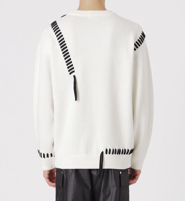  「【UNISEX】ポイントスレッドプルオーバー」|ニット・セーター|