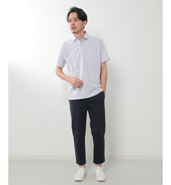 IKKA LOUNGE「ドライラックスカッタウェイポロシャツ」|Tシャツ・カットソー|