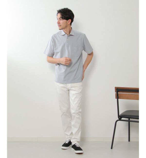 IKKA LOUNGE「ドライラックスカッタウェイポロシャツ」|Tシャツ・カットソー|