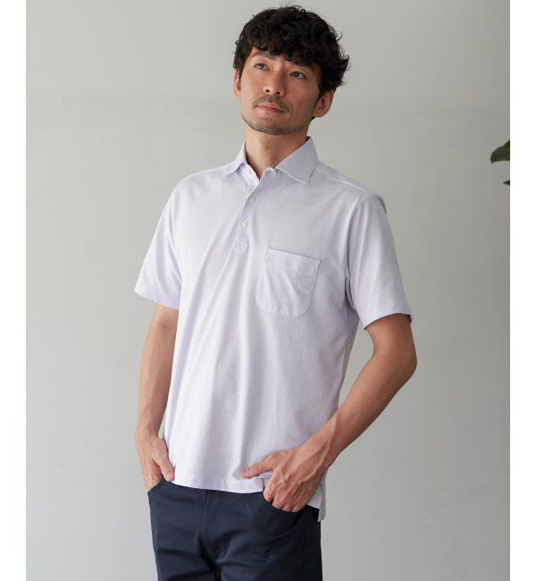 IKKA LOUNGE「ドライラックスカッタウェイポロシャツ」|Tシャツ・カットソー|