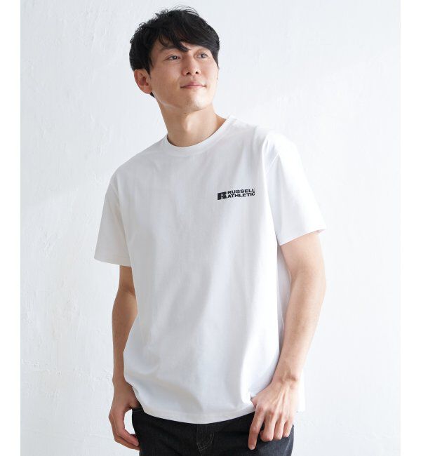 ikka「【吸水速乾】RUSSELL ATHLETIC ラッセルアスレチック ドライパワープリントTシャツ」|Tシャツ・カットソー|