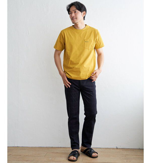 ikka「【接触冷感】速乾COOLポケットプリントTシャツ」|Tシャツ・カットソー|