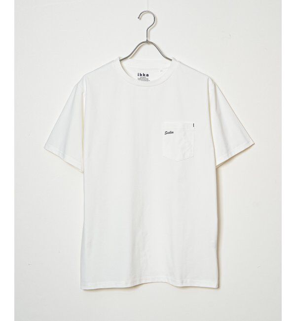 ikka「【接触冷感】速乾COOLポケットプリントTシャツ」|Tシャツ・カットソー|