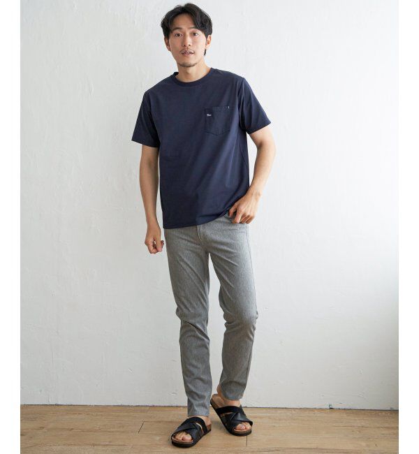 ikka「【接触冷感】速乾COOLポケットプリントTシャツ」|Tシャツ・カットソー|