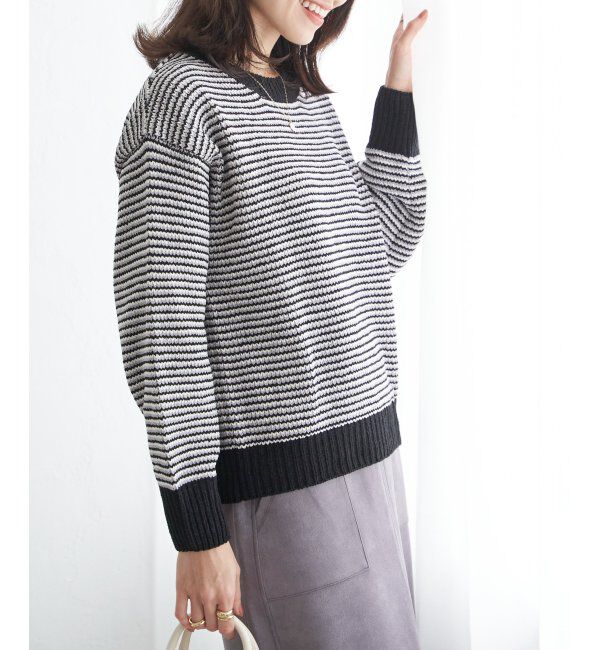 ikka「モールニットプルオーバー」|プルオーバー|