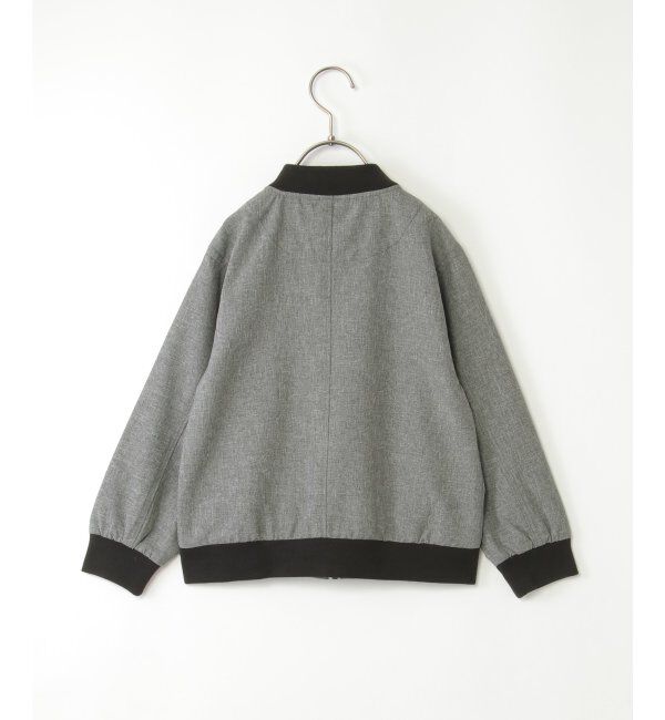 ikka kids「【親子おそろい】リネンライクリブブルゾン（110~160cm）」|その他|