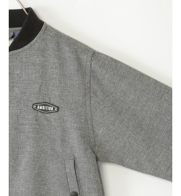 ikka kids「【親子おそろい】リネンライクリブブルゾン（110~160cm）」|その他|