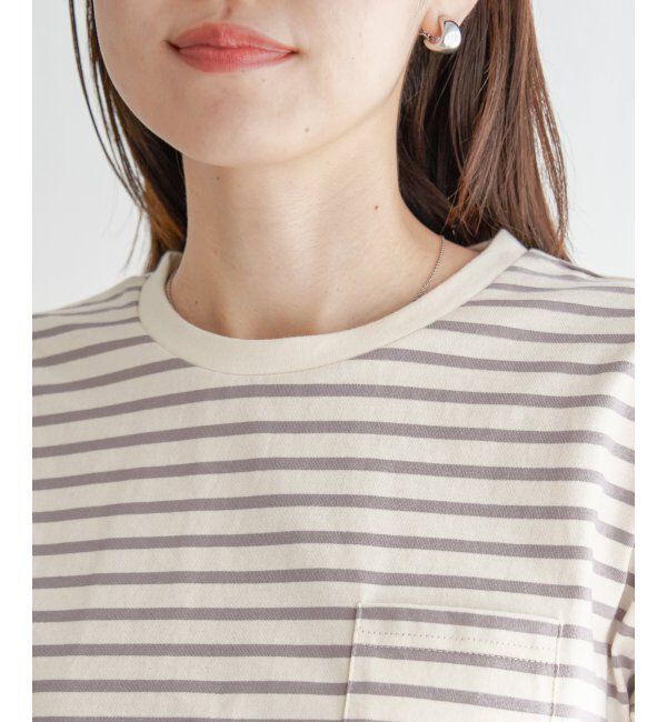 ikka「コットンUSA半袖ポケットTシャツ」|Tシャツ・カットソー|