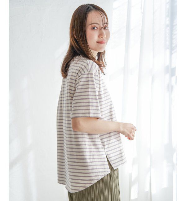 ikka「コットンUSA半袖ポケットTシャツ」|Tシャツ・カットソー|