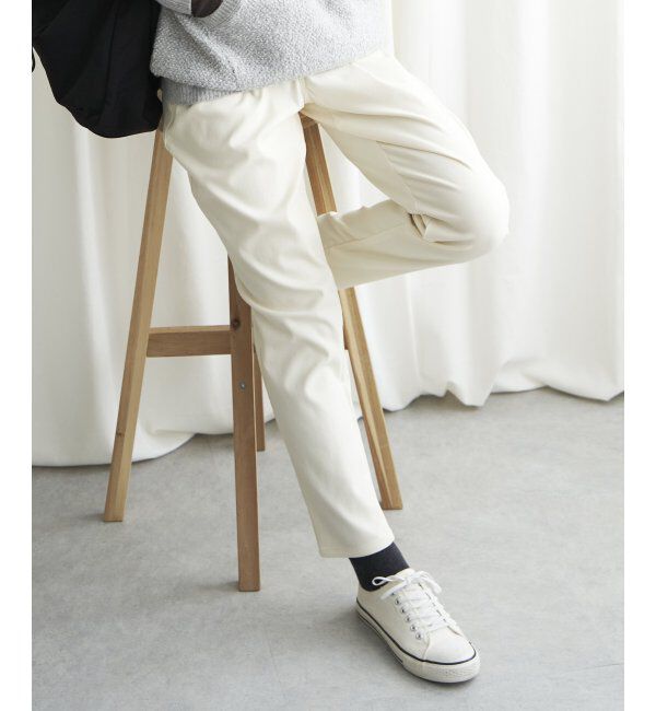 Lbc with Life「ラクぬくテーパードパンツ」|その他|オフホワイト