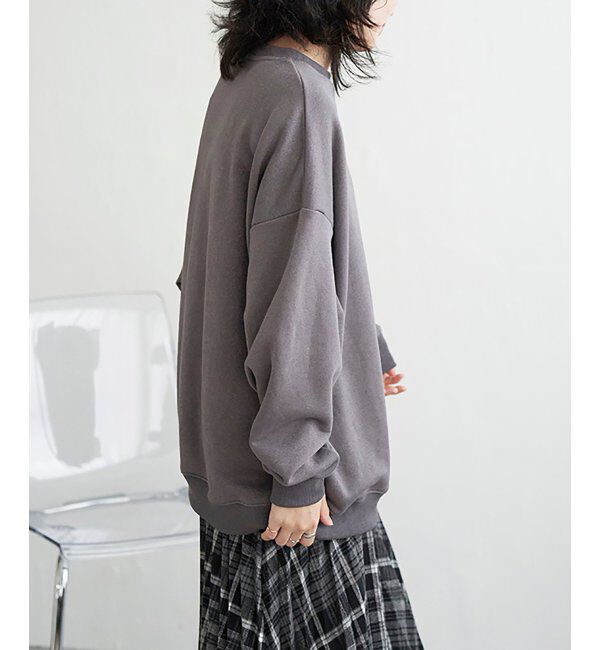 VENCE share style「ラメ裏毛ハートスウェット」|スウェット・ジャージ|