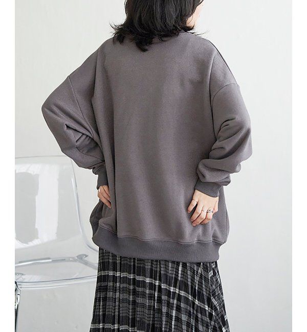 VENCE share style「ラメ裏毛ハートスウェット」|スウェット・ジャージ|