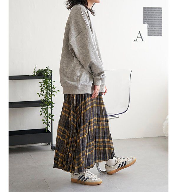 VENCE share style「ラメ裏毛ハートスウェット」|スウェット・ジャージ|