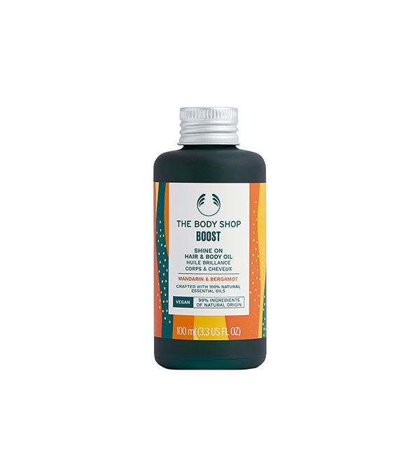 THE BODY SHOP「ウェルネス ヘア&ボディオイル マンダリン&ベルガモット 100mL」|マッサージ・ボディスクラブ|ｿﾉﾀ