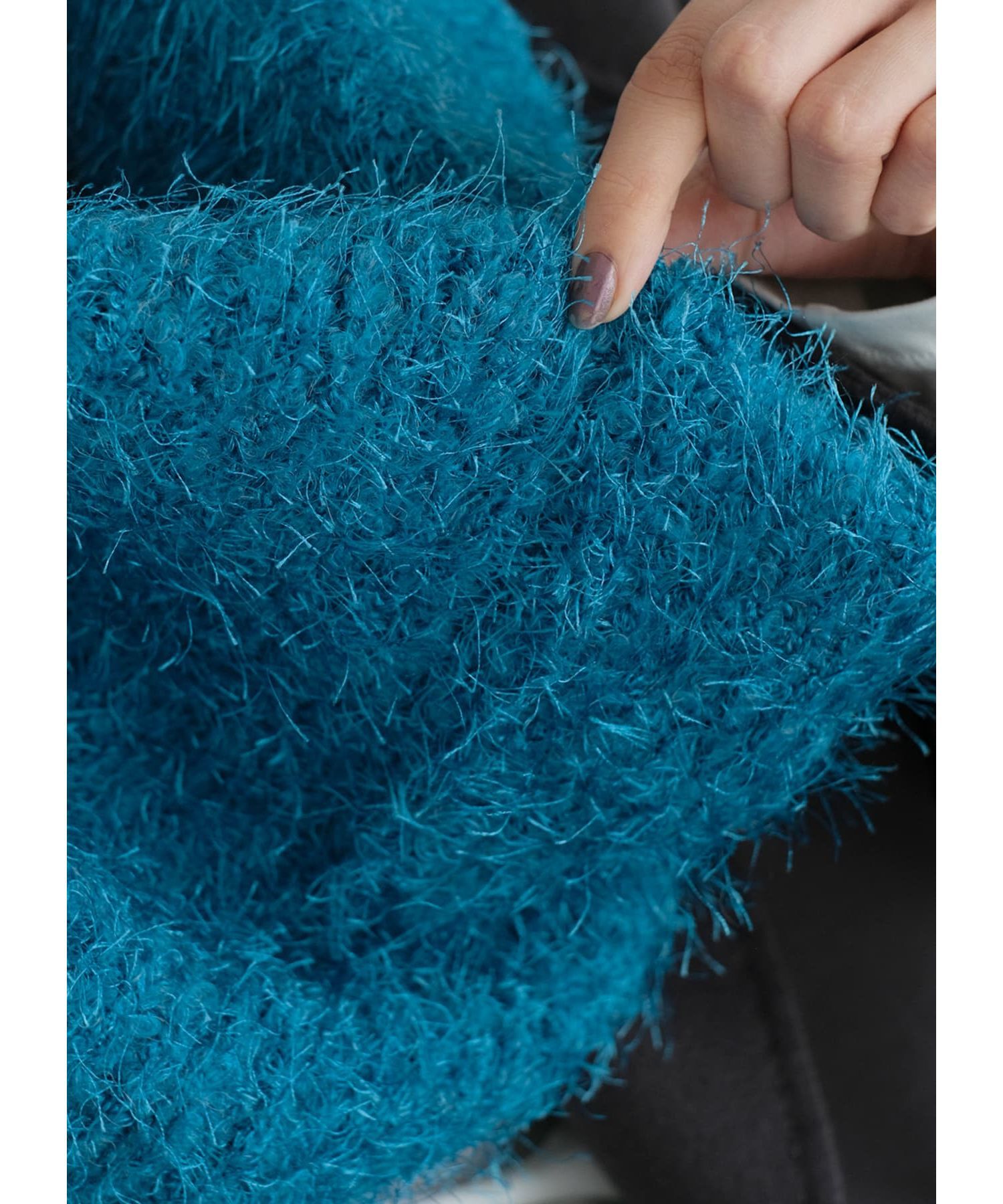 STYLE DELI「ファンシーシャギーニットスヌード」|スヌード|