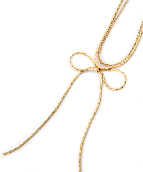 colleca la「2連リボンネックレス」|ネックレス|