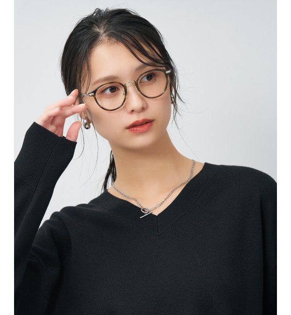  「Zoff MARW UNITED ARROWS マルゥ ユナイテッドアローズ メガネ | 伊達メガネ 度付き レンズ交換券付」|メガネ|オリーブ