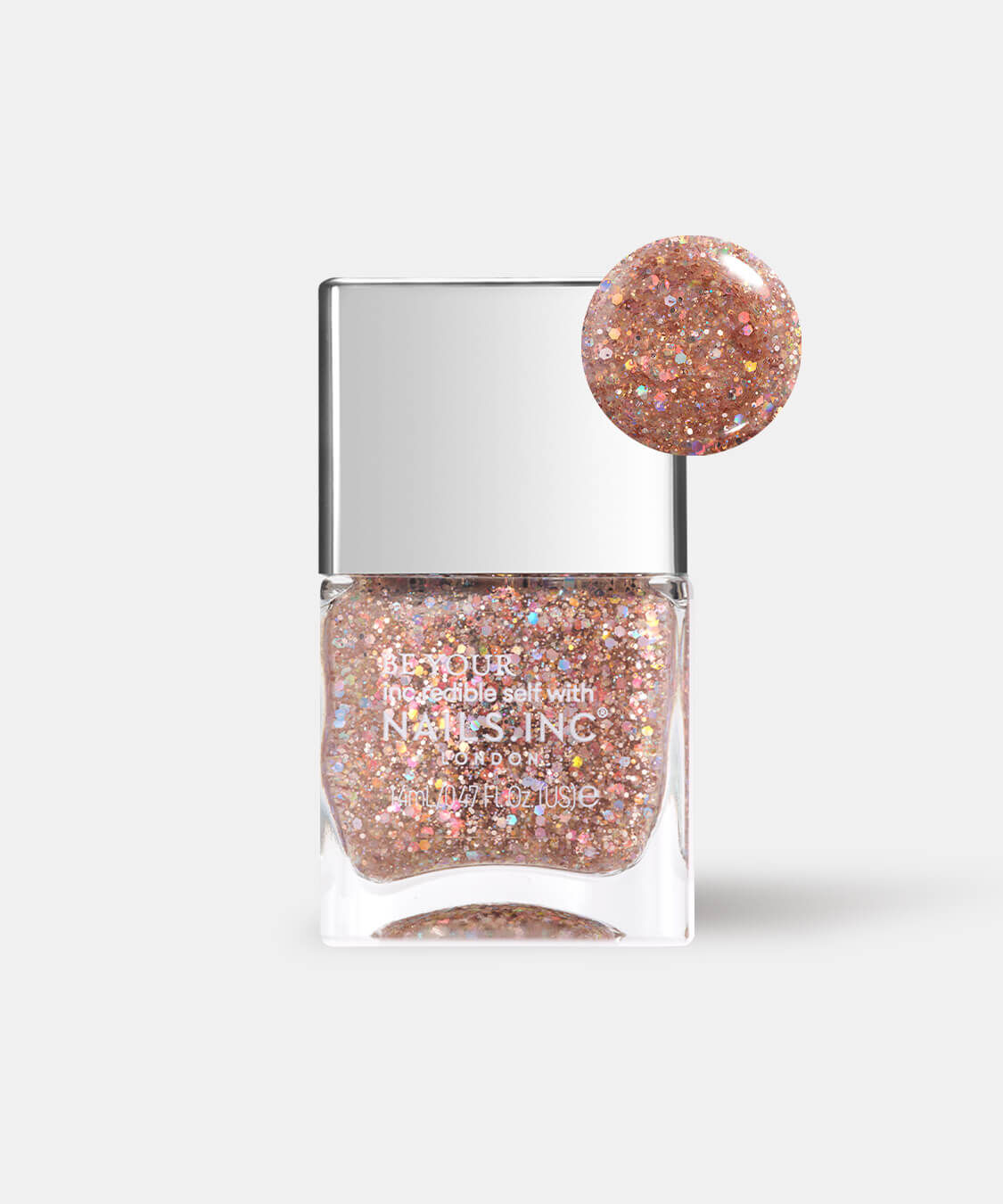 NAILS INC「SUPER SEQUINS」|ネイルカラー|ﾋﾟｰﾁ ﾃｨｰ ﾌｨｽﾞ