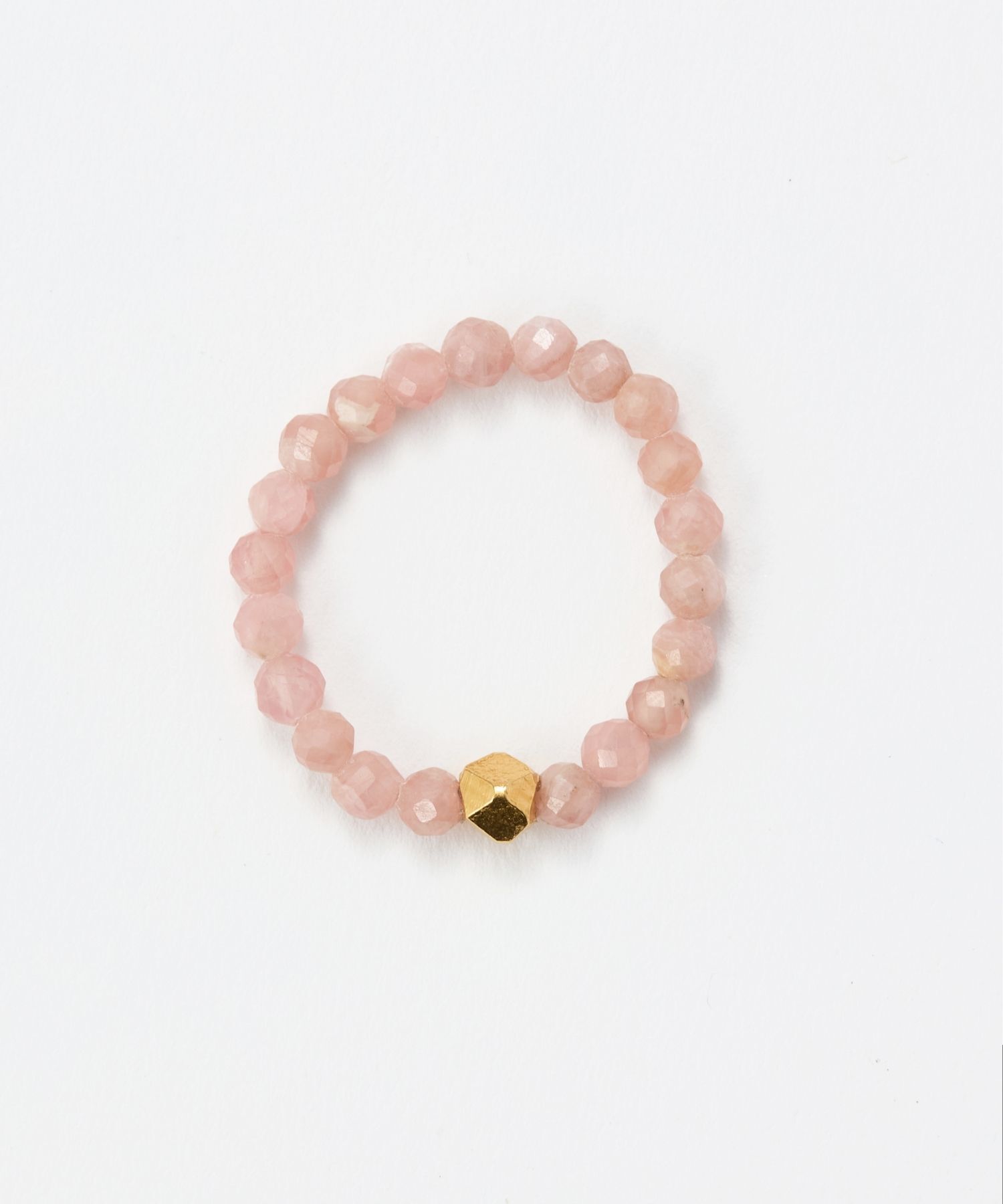 JUPITER「【SV】天然石ビーズリング/金属アレルギー対応　インカローズ」|リング|