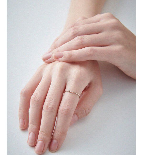 ete「K10MPG レイヤード ブラウンダイヤモンド リング」|リング|