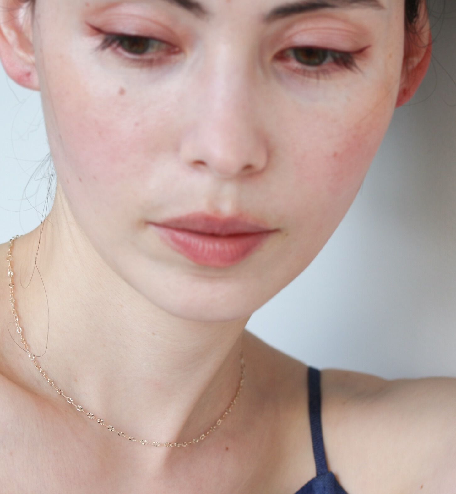  「ゴールド ルナ チェーン チョーカー 35cm | K10YG〈Web限定〉」|ネックレス|