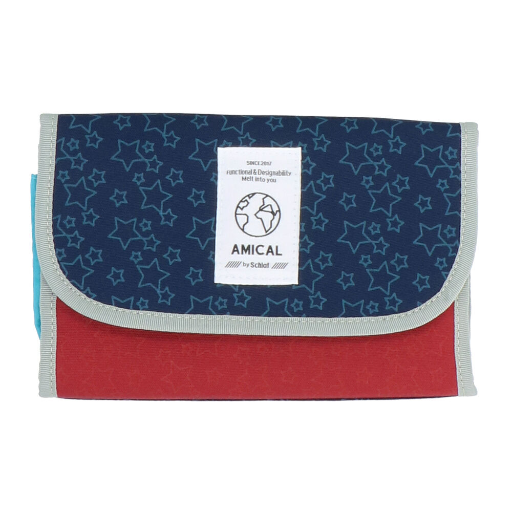 BACKYARD FAMILY「マルチケース 母子手帳 通販 母子手帳ケース おしゃれ かわいい シンプル 通帳ケース」|マタニティ・ママグッズ|レッド2