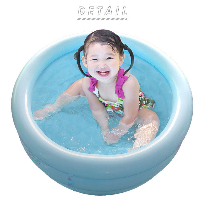 BACKYARD FAMILY「ビニールプール 子供用 通販 丸形クッションプール 家庭用プール 水遊び エアークッション」|その他|
