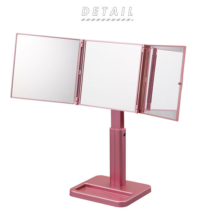 BACKYARD FAMILY「ナピュアミラー 三面鏡 通販 卓上ミラー スタンドミラー ミラー 卓上 三面鏡 卓上」|ミラー|