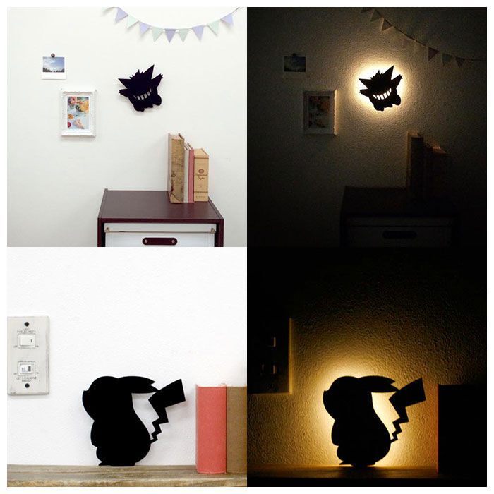 BACKYARD FAMILY「ポケモン ウォールライト 通販 ledライト led照明 壁掛け 照明 照度センサー 電池式」|電化製品|