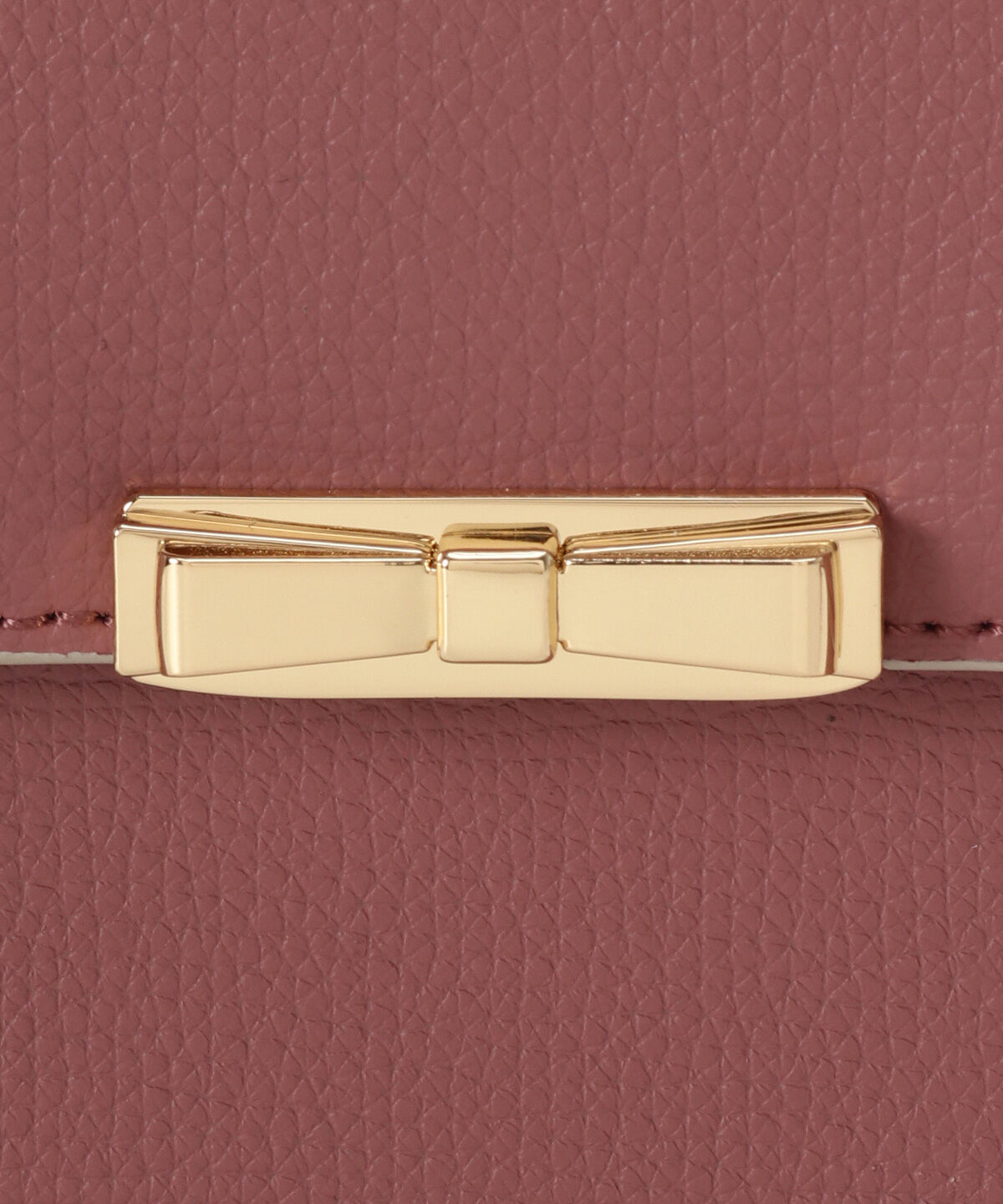 Samantha Thavasa「リボンモチーフ金具スプリットレザーワンハンドルバッグ」|ハンドバッグ|