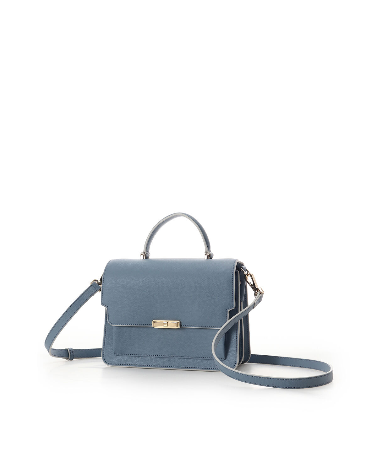 Samantha Thavasa「リボンモチーフ金具スプリットレザーワンハンドルバッグ」|ハンドバッグ|