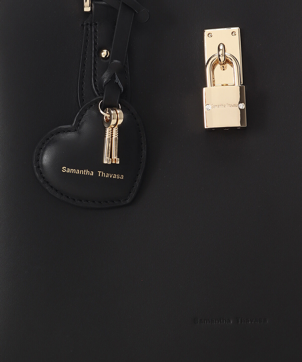 Samantha Thavasa「ハートモチーフレザーハンドバッグ 大サイズ」|ハンドバッグ|