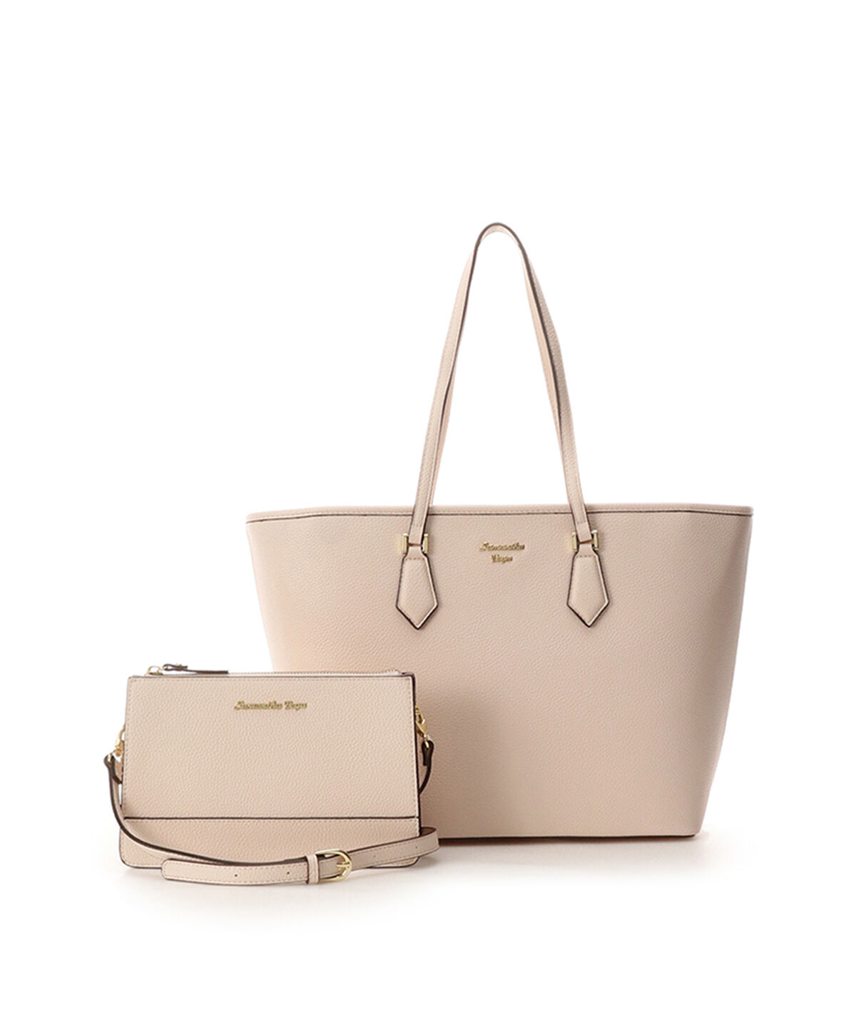 Samantha Vega「ポーチ付きトートバッグ」|トートバッグ|オフホワイト