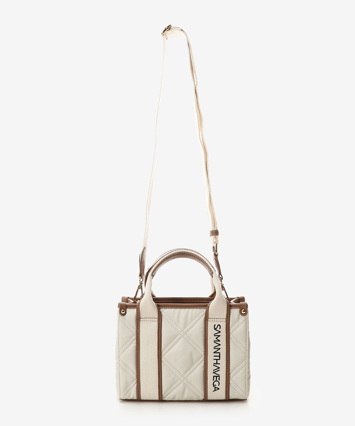 Samantha Vega「ロゴテープキルティングショルダーバッグ（ミニ）」|ショルダー・メッセンジャー|